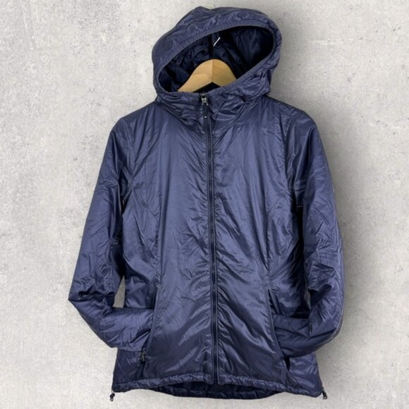Lululemon Layer Up Jacket Indigo Blue Size 6 Puffer Reversible Lightweight Coat - Picture 9 of 16